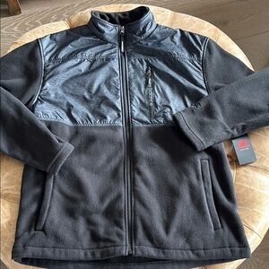 NWT New Balance Men's Black Fleece Jacket